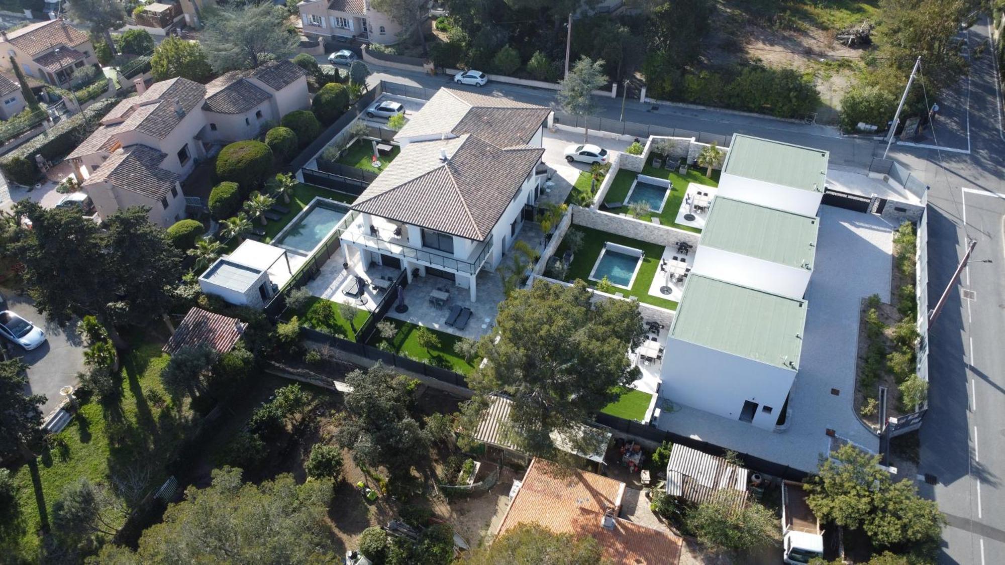 Etoile Du Berger Saint Aygulf 3 Villas Et 4 Appartements Jardin Individuel Et Piscine Chauffee En Saison - La Mer Et Les Plages 450 M エクステリア 写真