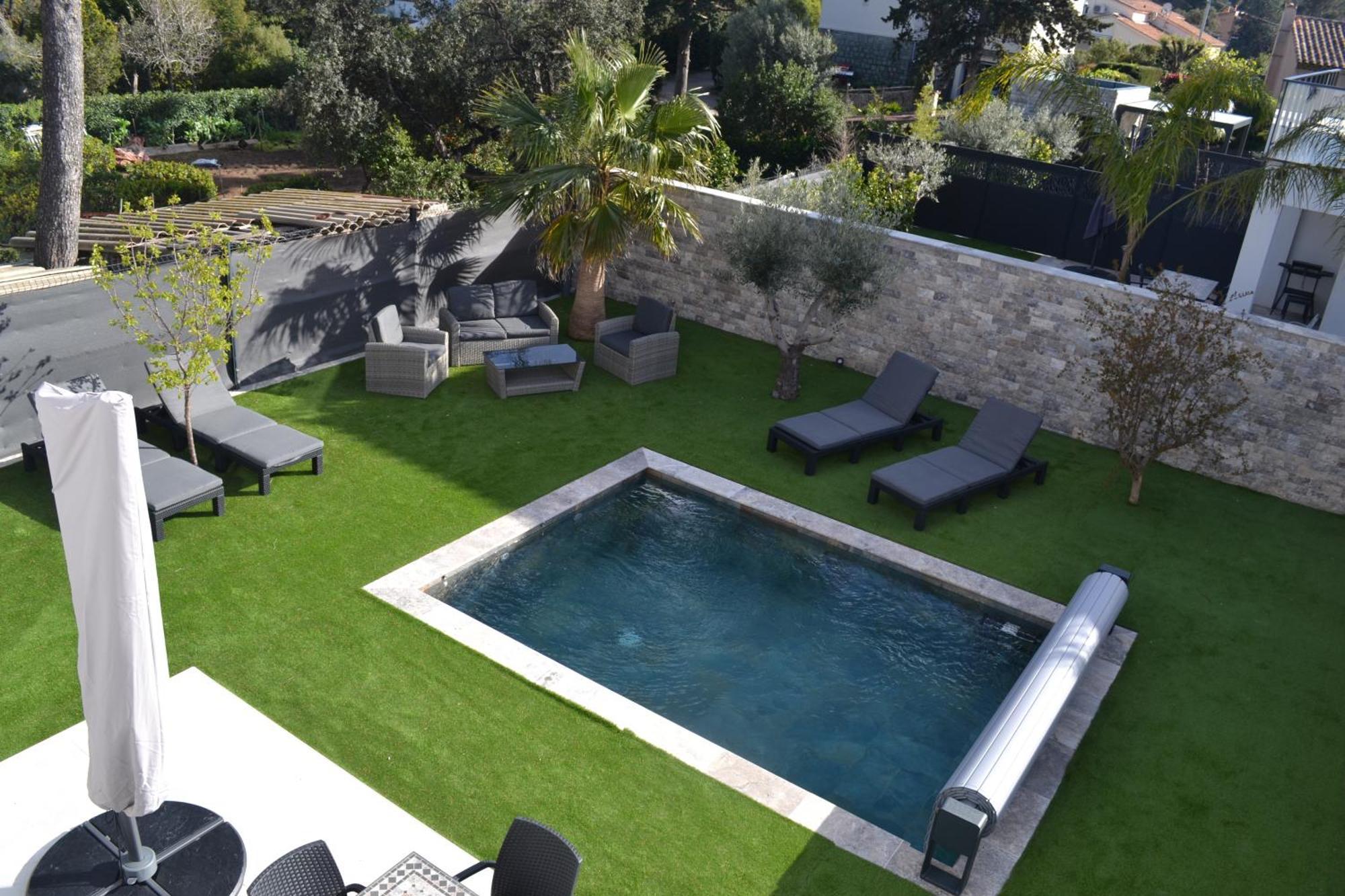 Etoile Du Berger Saint Aygulf 3 Villas Et 4 Appartements Jardin Individuel Et Piscine Chauffee En Saison - La Mer Et Les Plages 450 M エクステリア 写真