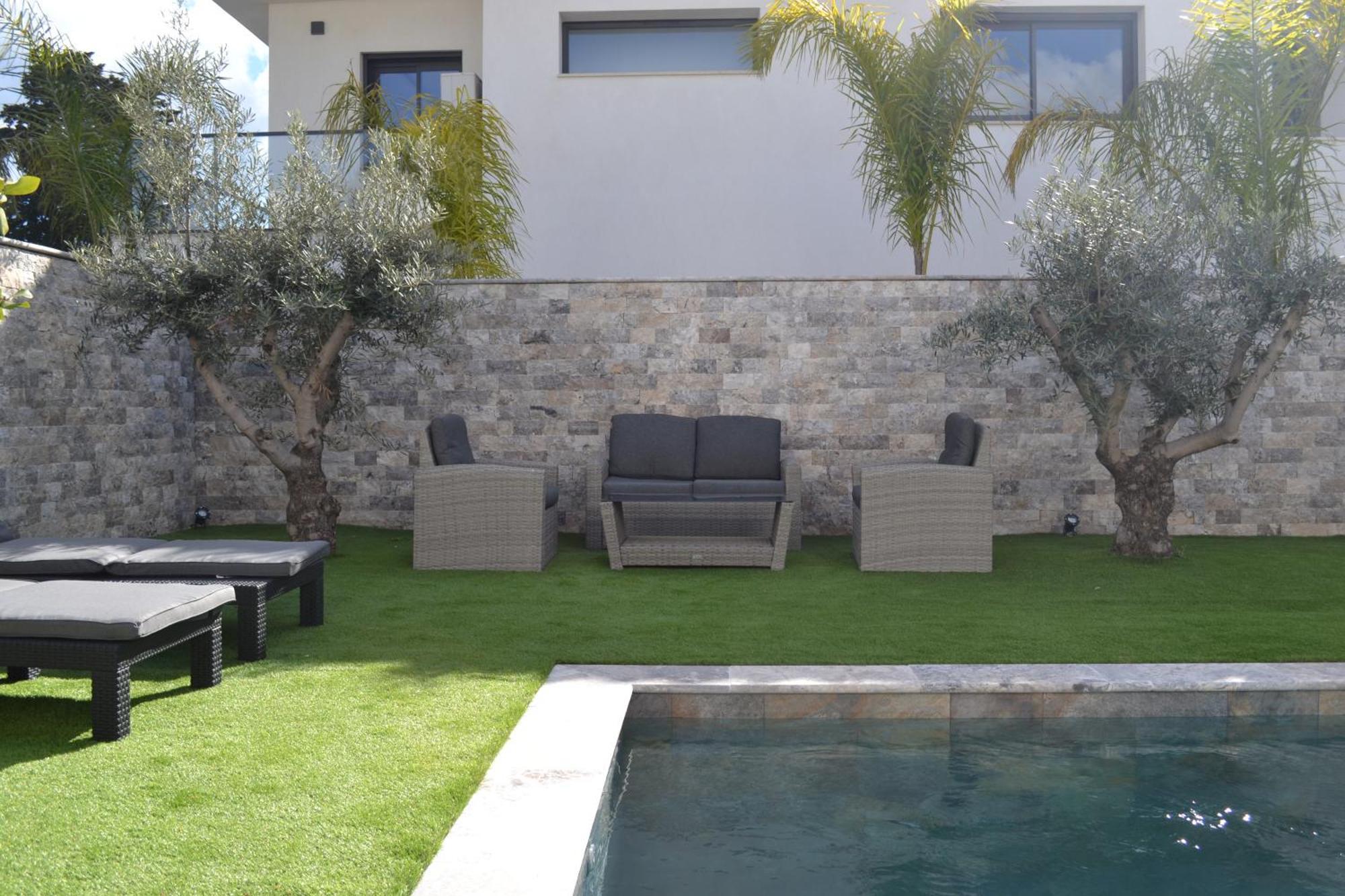 Etoile Du Berger Saint Aygulf 3 Villas Et 4 Appartements Jardin Individuel Et Piscine Chauffee En Saison - La Mer Et Les Plages 450 M エクステリア 写真