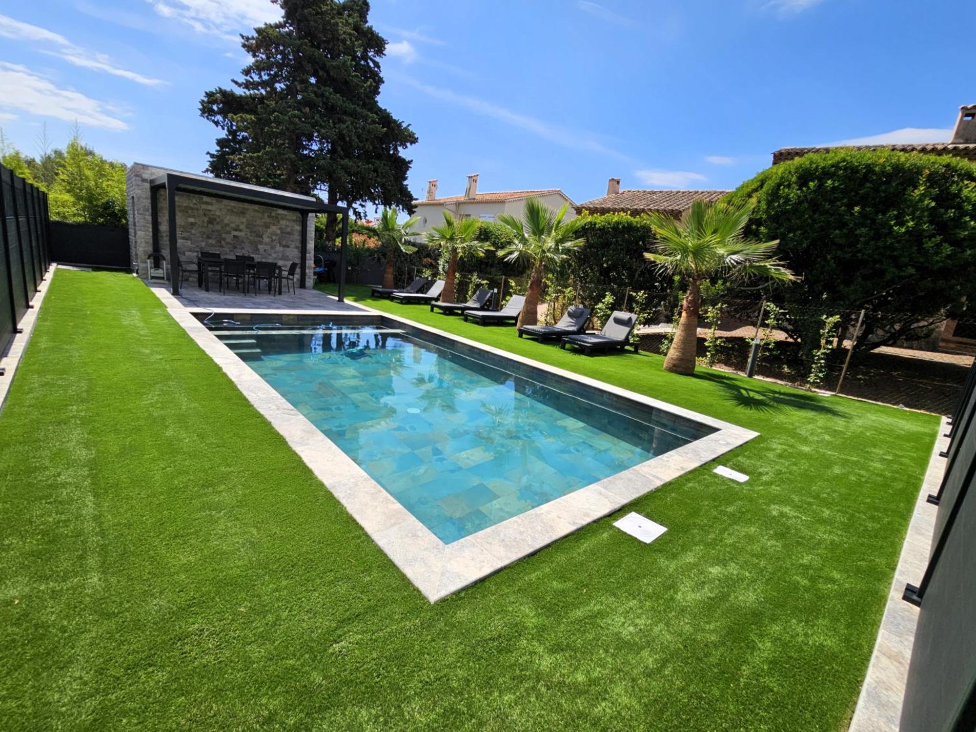 Etoile Du Berger Saint Aygulf 3 Villas Et 4 Appartements Jardin Individuel Et Piscine Chauffee En Saison - La Mer Et Les Plages 450 M エクステリア 写真