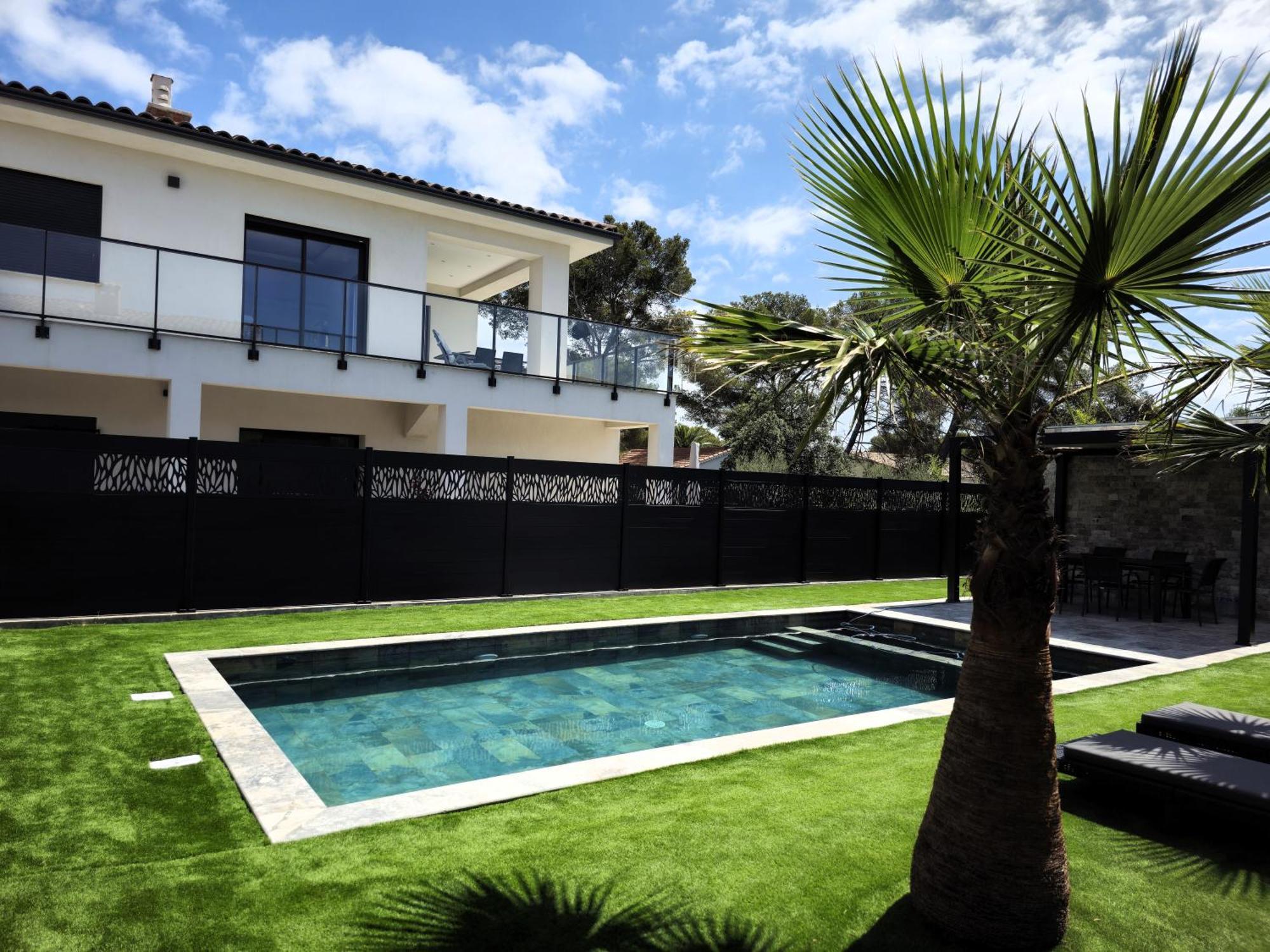 Etoile Du Berger Saint Aygulf 3 Villas Et 4 Appartements Jardin Individuel Et Piscine Chauffee En Saison - La Mer Et Les Plages 450 M エクステリア 写真